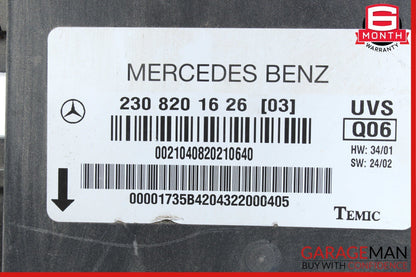 03-08 Mercedes R230 SL500 SL65 AMG Top Roof Convertible Control Module Unit OEM