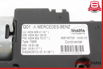 08-14 Mercedes X204 GLK250 GLK350 CL550 Panoramic Sunroof Sun Roof Motor OEM