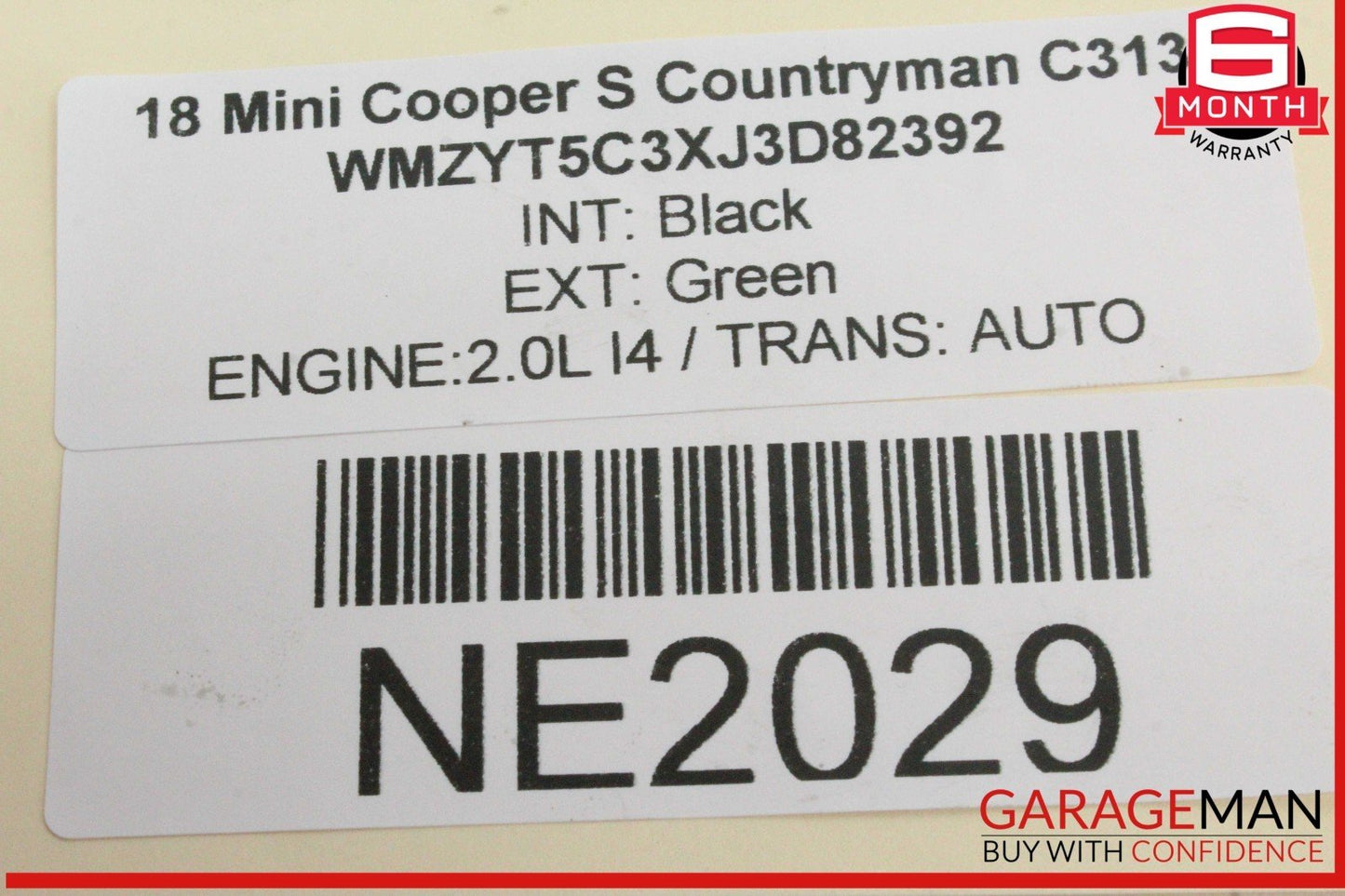 17-24 Mini Cooper S Countryman Rear Left or Rear Right Side Upper Control Arm