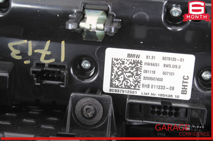 14-21 BMW i3 Hybrid Radio & AC A/C Climate Control Switch Panel 9379125 OEM