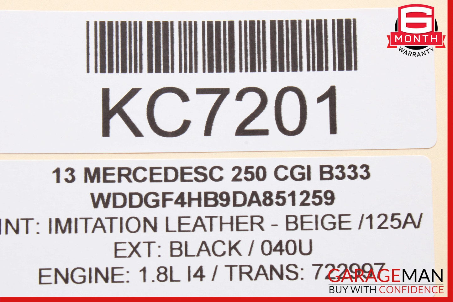 08-18 Mercedes W204 C250 E550 CLS550 Rear Left Side Door Control Module OEM