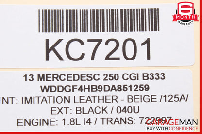 08-18 Mercedes W204 C250 E550 CLS550 Rear Left Side Door Control Module OEM