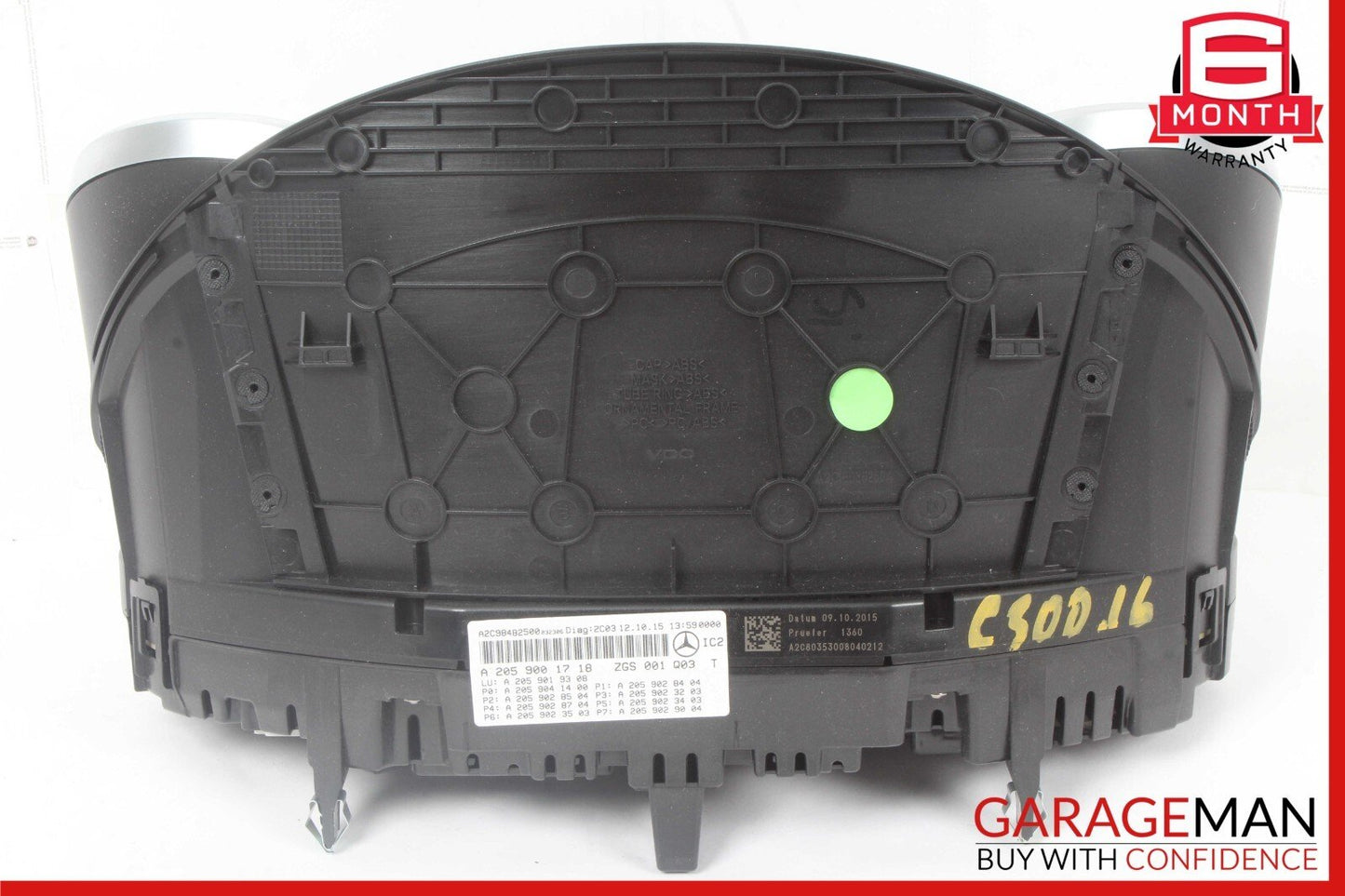 15-18 Mercedes W205 C300 Instrument Speedometer Odometer Cluster Gauge Assy OEM