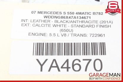07-13 Mercedes W221 S550 Front Right Side Bumper Reinforcement Bracket OEM