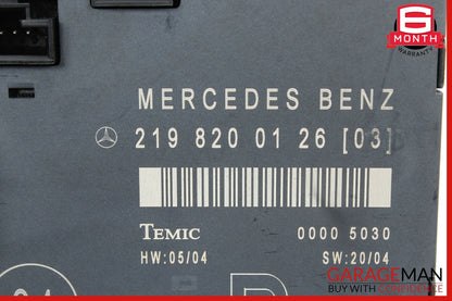 06-11 Mercedes W219 CLS500 Front Right Side Door Computer Controller Module