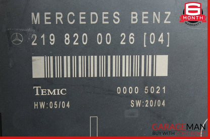 06-10 Mercedes W219 CLS500 Front Left Driver Side Door Computer Control Module
