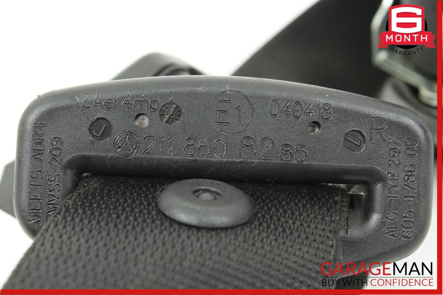 03-06 Mercedes CLS500 E320 Front Right Side Seatbelt Seat Belt Retractor Black