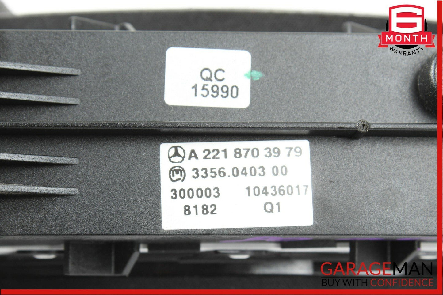 07-14 Mercedes W216 CL550 AMG S550 Instrument Cluster Control Switch Module Unit