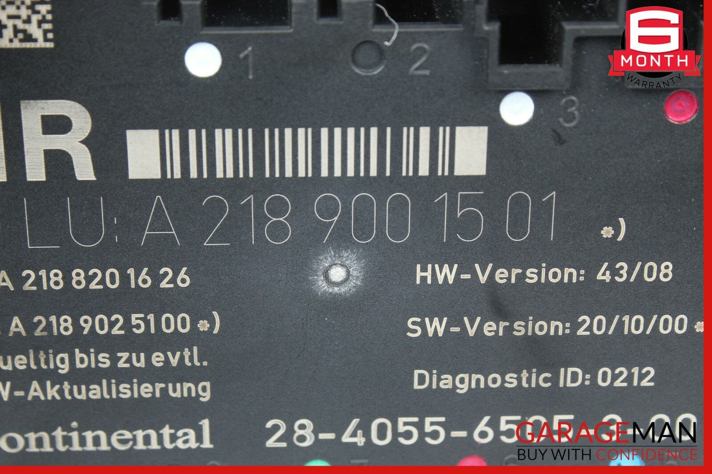 08-14 Mercedes W212 E350 C350 Rear Right Side Door Control Module 2189001501 OEM