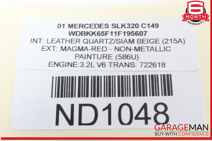 97-04 Mercedes R170 SLK320 Audio Radio Antenna Amplifier Module AMP 1708200789