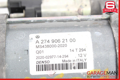15-18 Mercedes W205 C300 2.0L DENSO Engine Starter Motor 2749062100 OEM