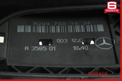 08-14 Mercedes W204 C250 Rear Right Passenger Side Exterior Door Handle Black