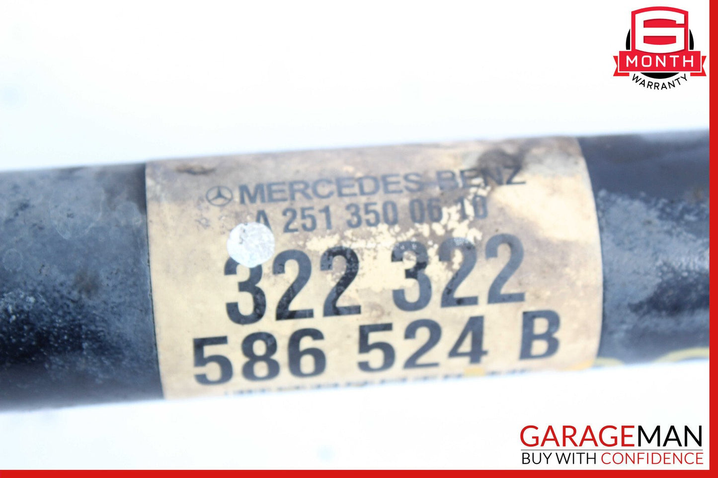 06-10 Mercedes W251 R500 R320 Rear Right Drive Axle CV Half Shaft Driveshaft OEM