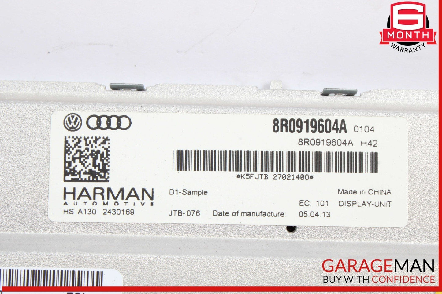 14-16 Audi Q5 SQ5 Front Dash Info GPS Navigation Display Screen Monitor OEM