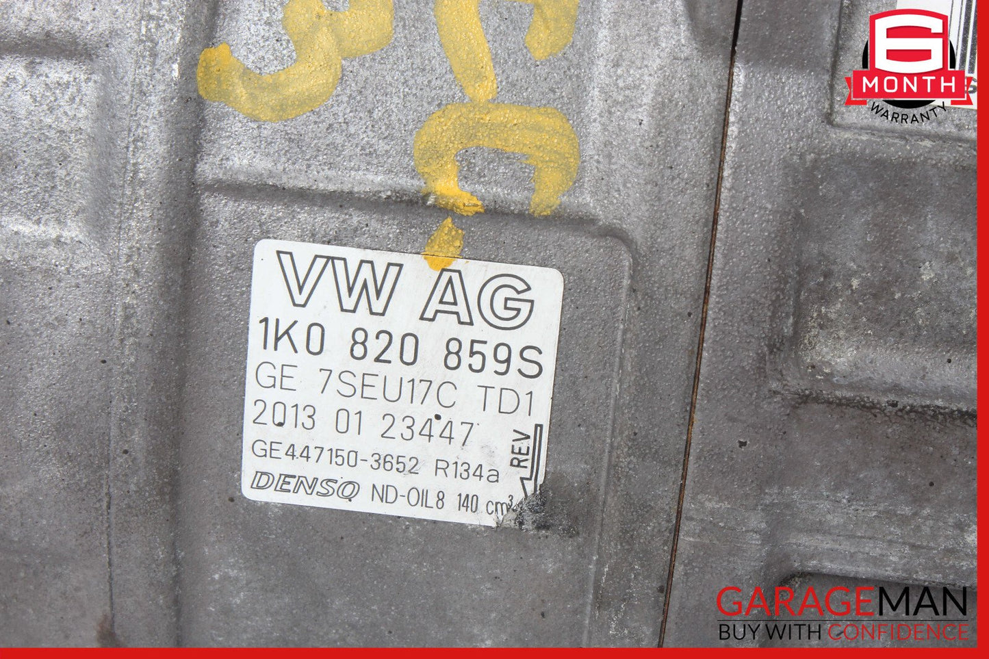 09-17 Volkswagen VW CC A/C AC Air Conditioning Compressor OEM