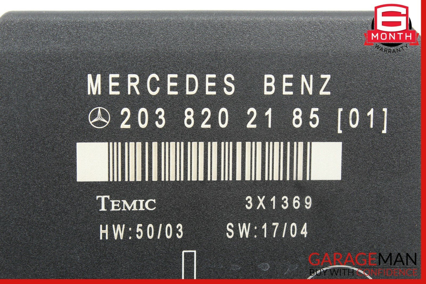 01-07 Mercedes W203 C230 C55 AMG Rear Left Side Door Controller Module Unit