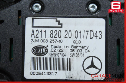 03-11 Mercedes W211 E550 CLS550 Rear Overhead Dome Light Lamp Reading Map Gray