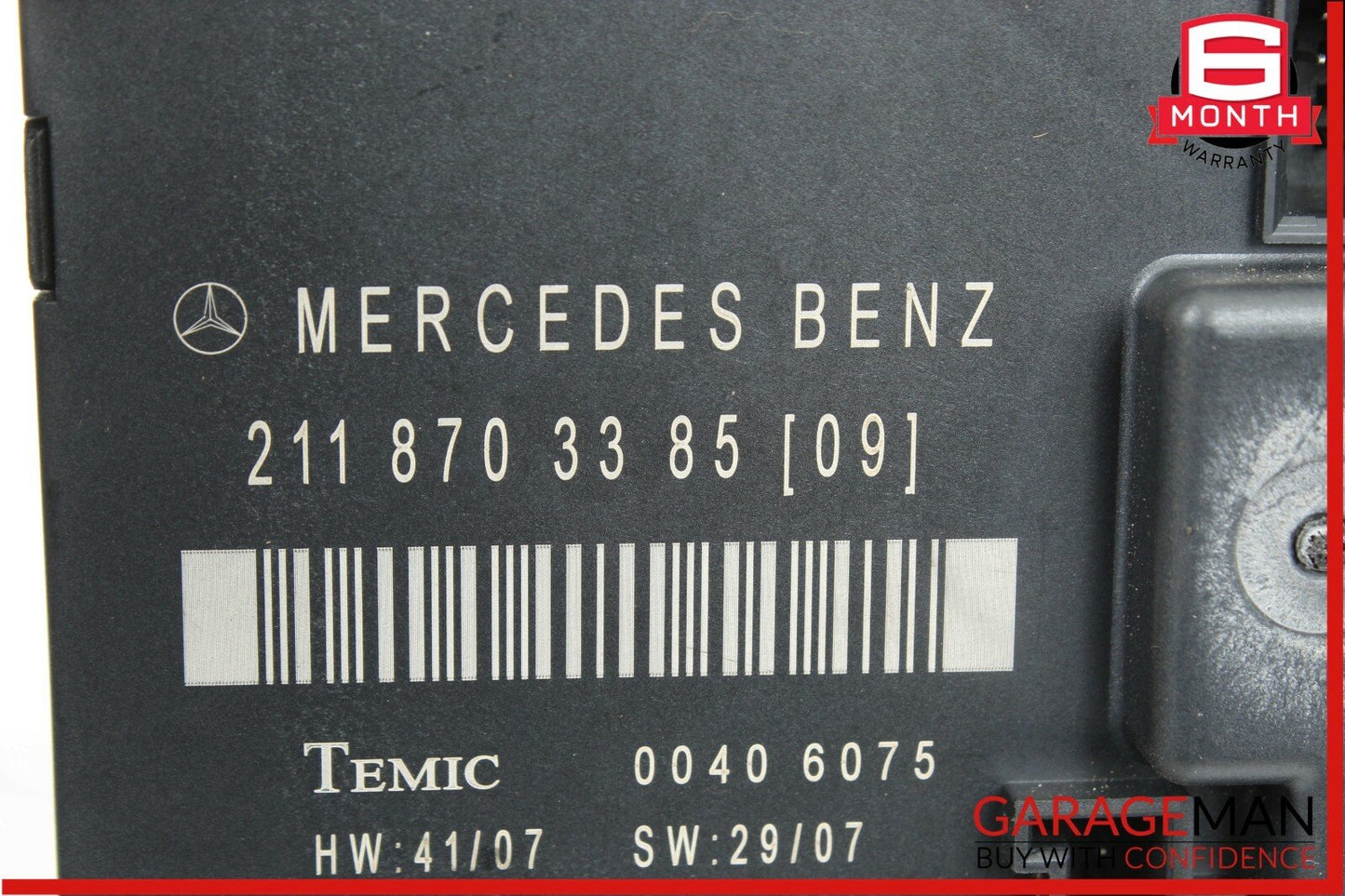 07-09 Mercedes W211 E350 E63 AMG Rear Left Driver Side Door Control Module Unit