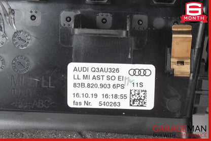 19-24 Audi Q3 Center Dashboard Ventilation Nozzles 83B820903