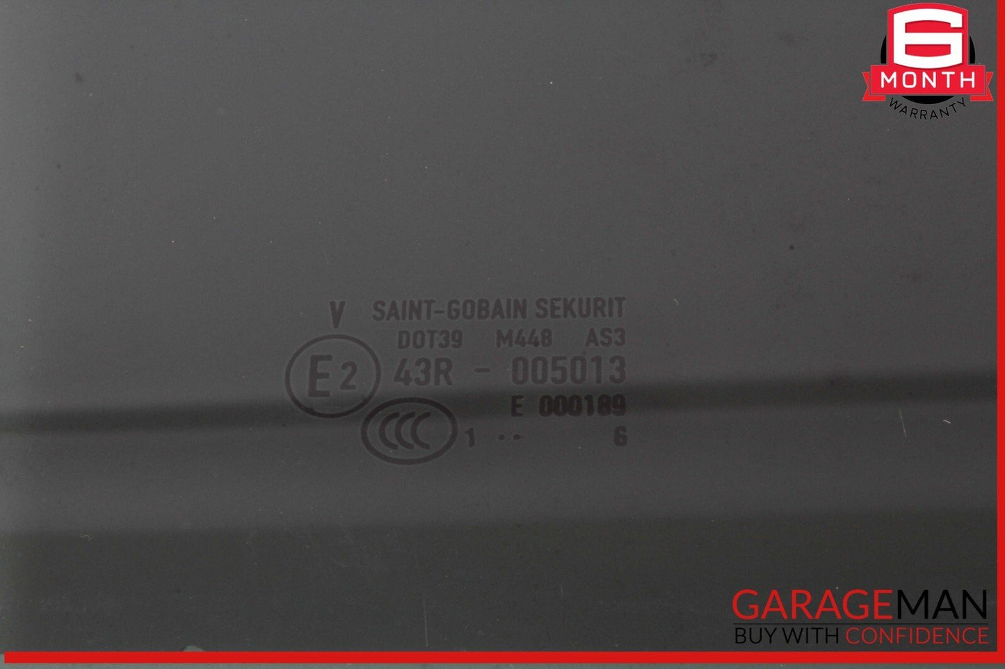 11-18 Porsche Cayenne 958 Rear Right Passenger Side Door Window Glass OEM