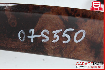 07-09 Mercedes W221 S550 S600 Center Dashboard Dash Trim Bezel Cover Panel Wood