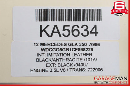 12-15 Mercedes GLK350 E350 C300 ECU Engine Control Module Unit