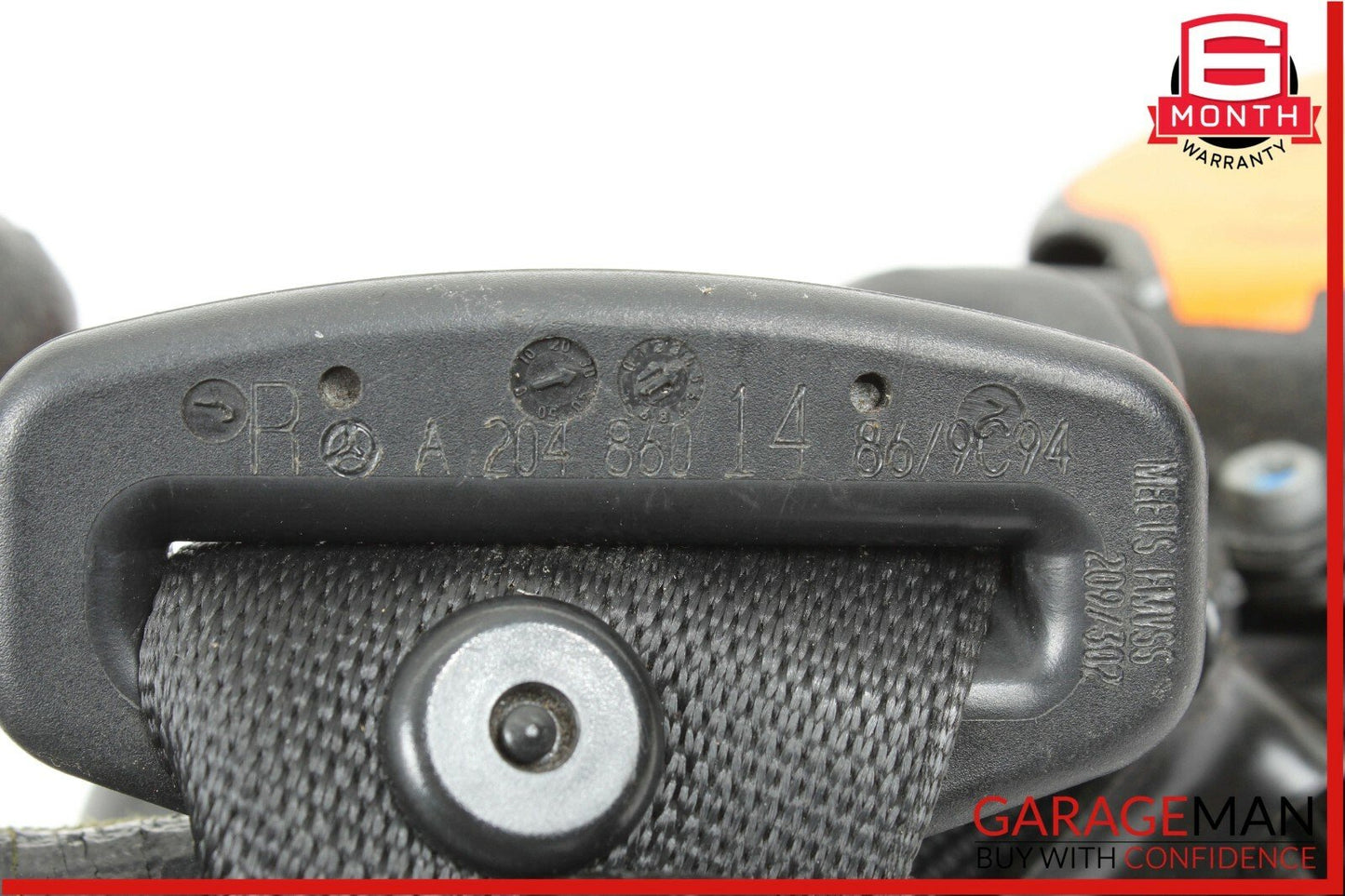 12-14 Mercedes W204 C250 Coupe Front Right Side Seat Belt Retractor Black