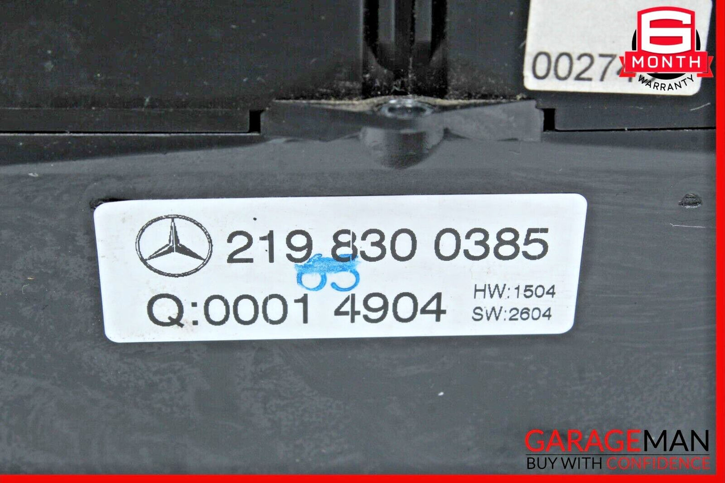 06-11 Mercedes W219 CLS500 A/C Heater Switch Climate Controller Module Unit OEM