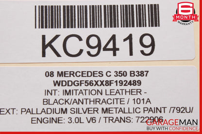 08-18 Mercedes GLK350 C350 C250 E400 Front Right Side Door Control Module Unit