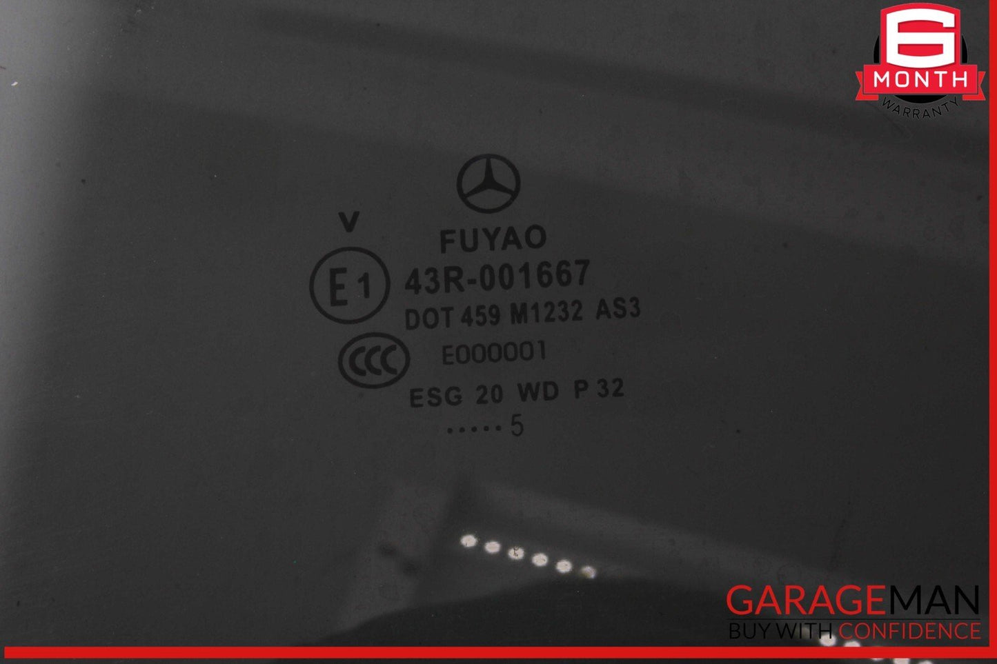 15-20 Mercedes X156 GLA250 GLA45 AMG Rear Left Side Door Window Glass OEM