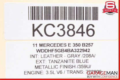 08-14 Mercedes W212 E350 C300 Rear Right Passenger Side Door Control Module OEM