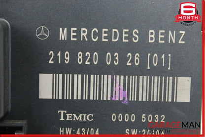 06-11 Mercedes W219 CLS500 Rear Right Passenger Side Door Control Module Unit
