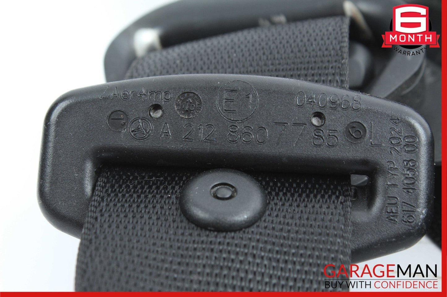 10-13 Mercedes W212 E350 E550 Front Left Side Seatbelt Seat Belt Retractor Black
