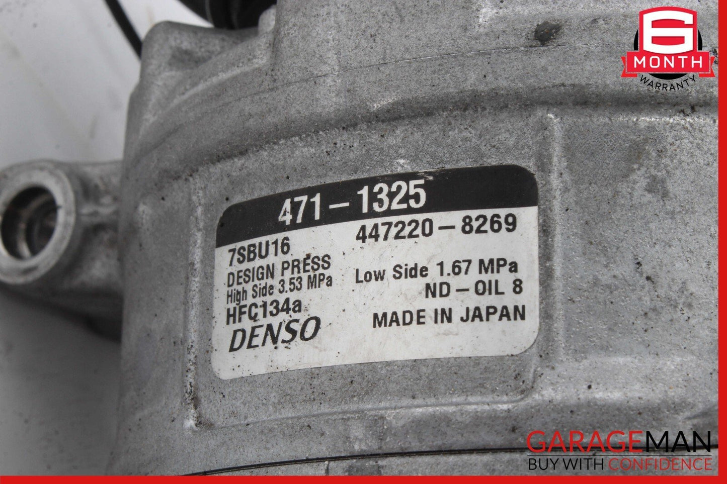00-08 Porsche Boxster 986 987 DENSO A/C AC Air Conditioning Compressor Assy
