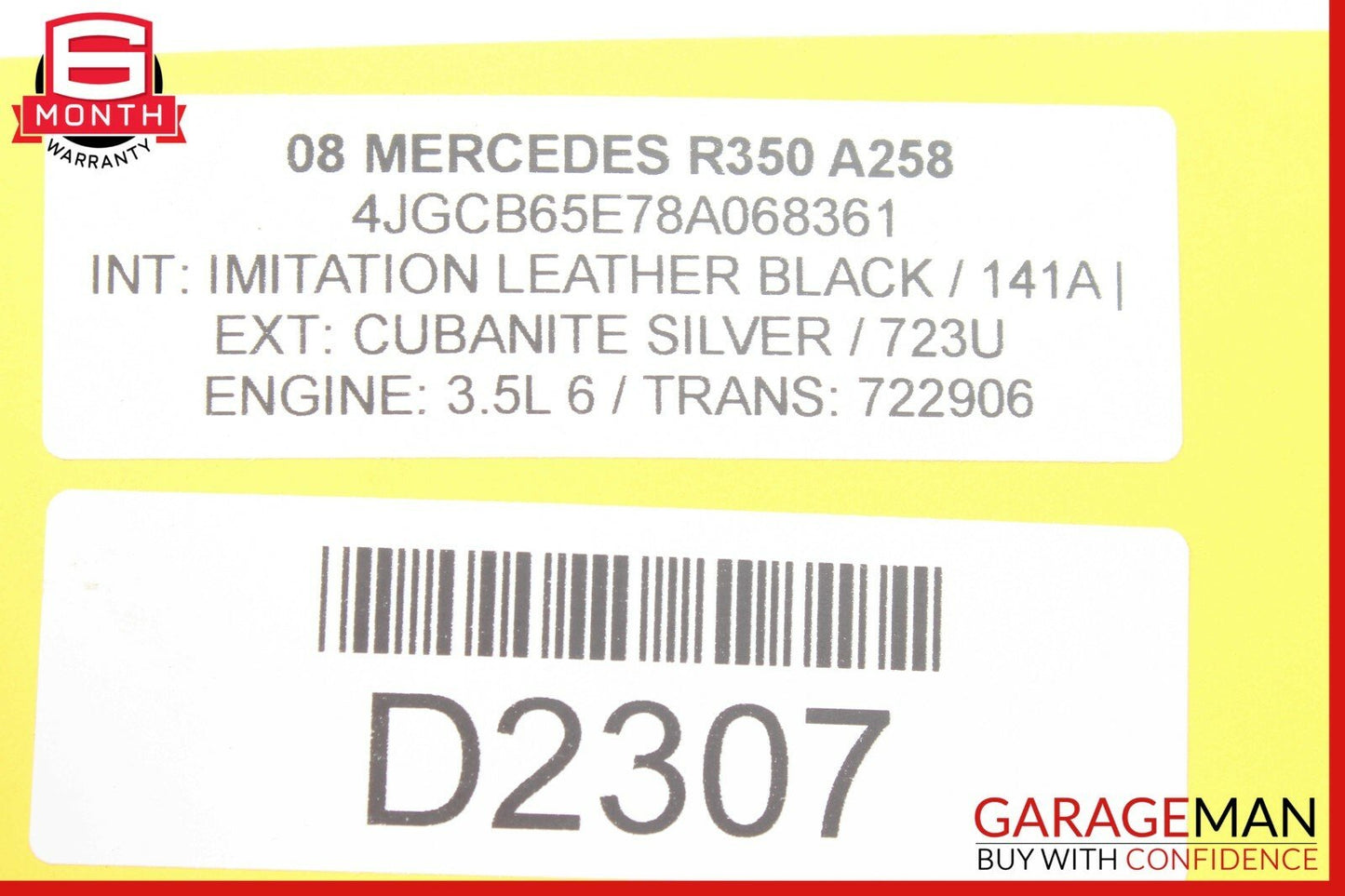 08 Mercedes W251 R350 Speedometer Odometer Instrument Cluster Gauge OEM 140k