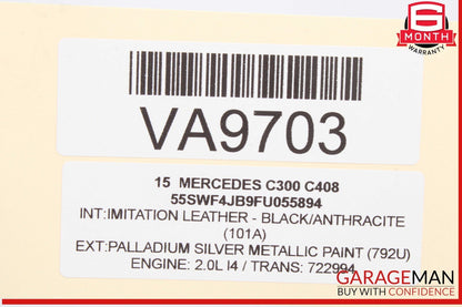 15-20 Mercedes W205 C300 C350e Rear Right or Left Upper Control Arm OEM