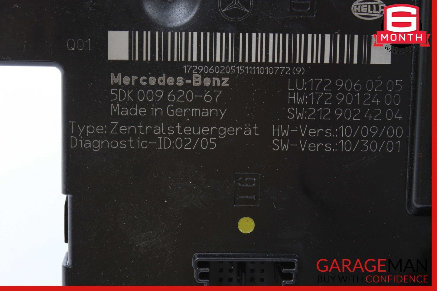 12-14 Mercedes R172 SLK250 SLK350 Rear Fuse Relay Junction Box Assembly OEM