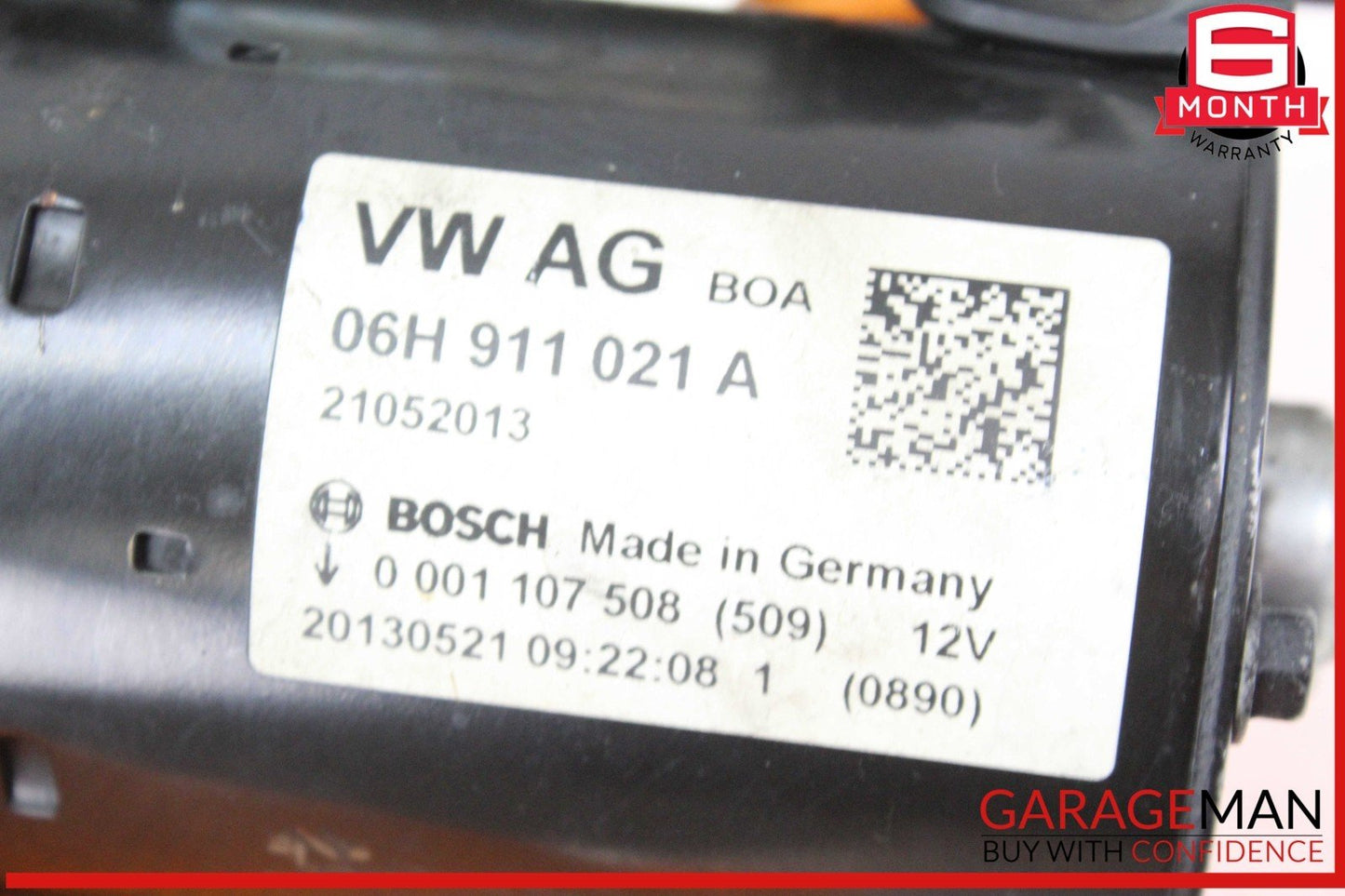 13-17 Audi A6 A5 A4 Q5 Engine Starter Motor Bosch 12V 06H911021E OEM