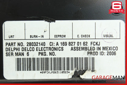 03-08 Mercedes W164 ML350 GL450 Sirius Satellite Radio Receiver 1698270162 OEM