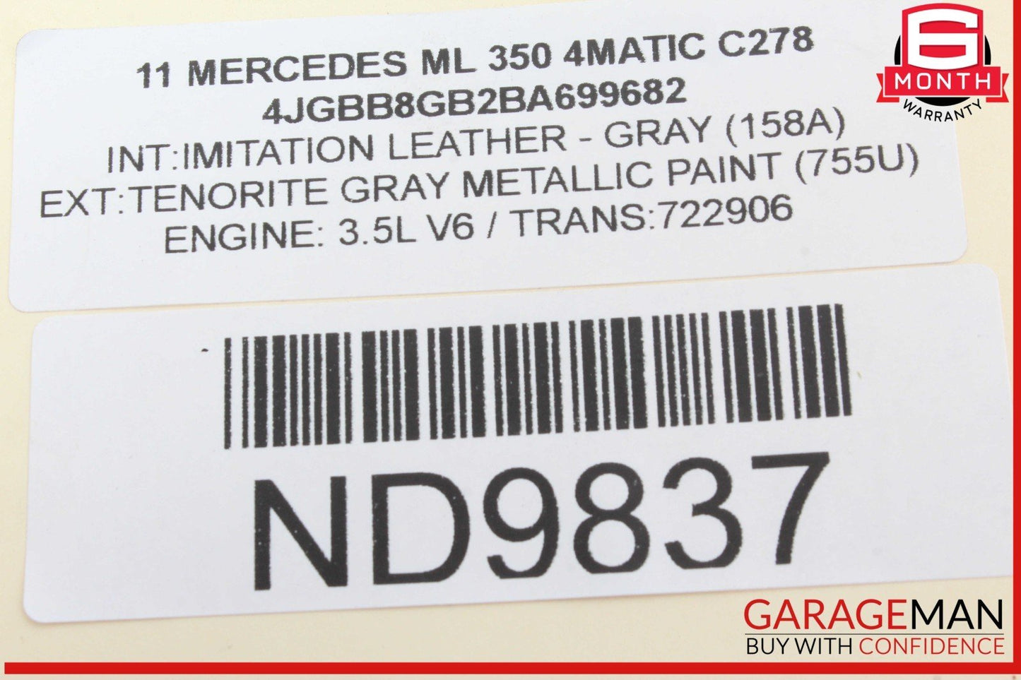 Mercedes W164 ML350 4MATIC Voice Communication Control Module 2048202085 OEM