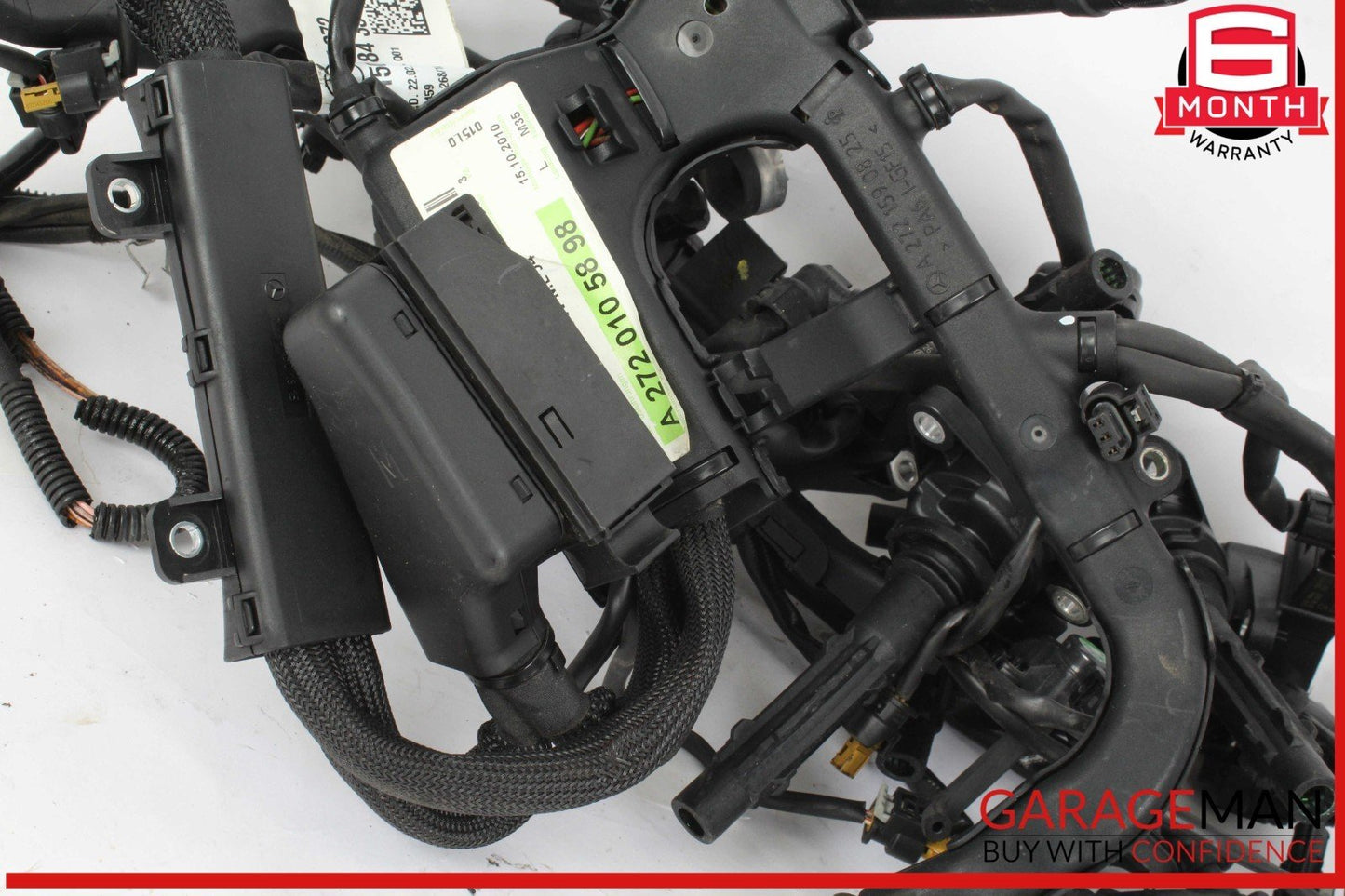 10-13 Mercedes W221 S400 Hybrid Engine Motor Wiring Harness 2720105898 OEM