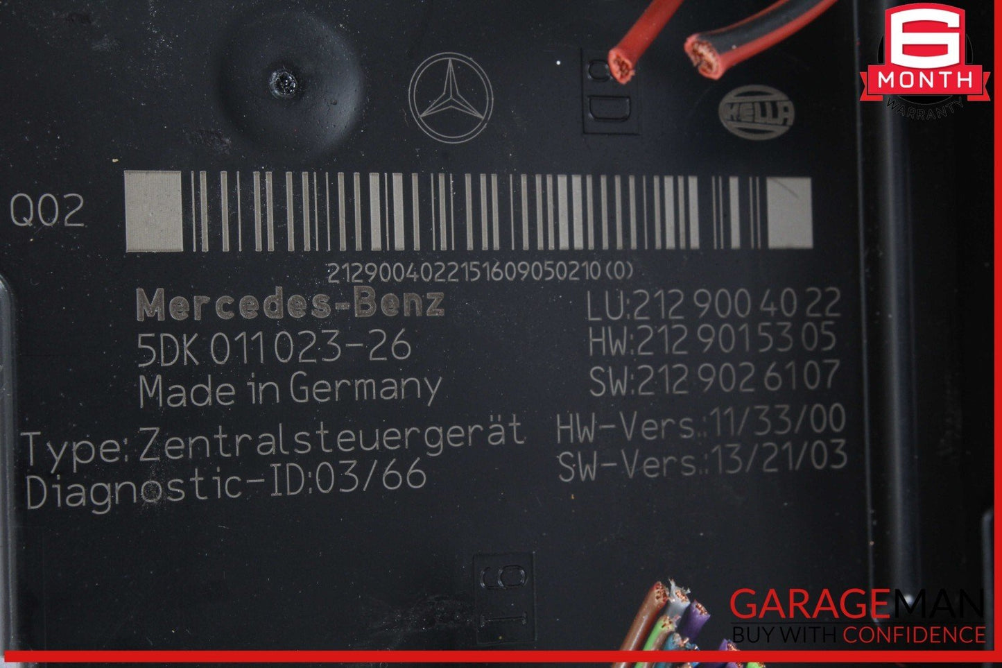 15-18 Mercedes W218 CLS550 Rear SAM Module Relay Fuse Box 2129004022 OEM