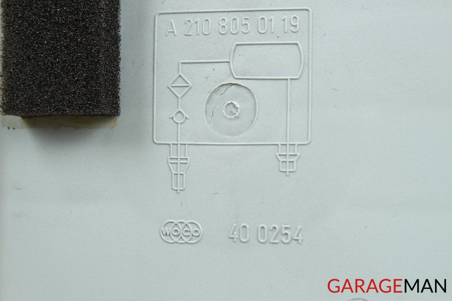 00-06 MERCEDES W215 CL55 S55 AMG SEAT VACUUM PUMP RESERVOIR TANK OEM