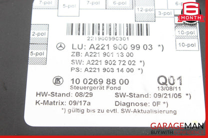 07-13 Mercedes W221 S500 S550 Rear Right or Left Side Door Control Module OEM