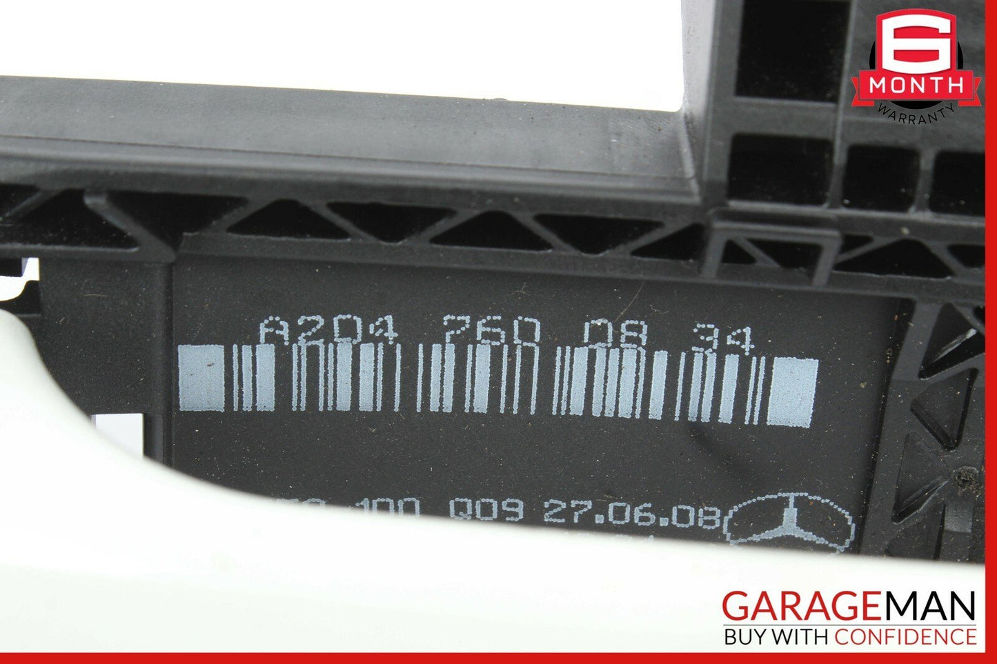08-11 Mercedes W204 C350 Right Side Exterior Door Handle Front or Rear White