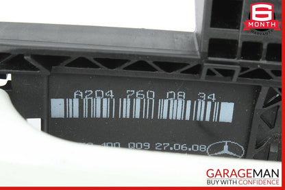 08-11 Mercedes W204 C350 Right Side Exterior Door Handle Front or Rear White