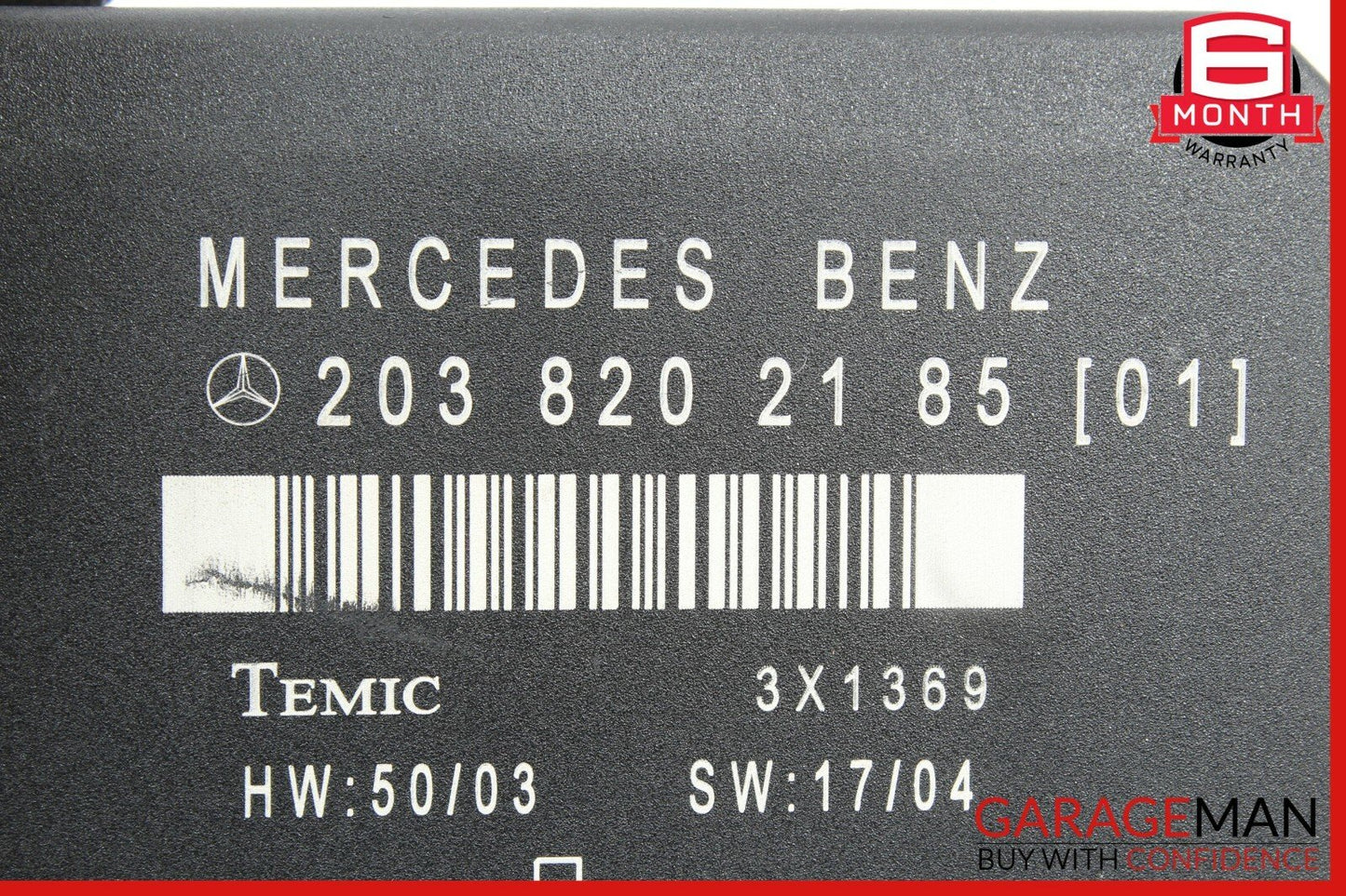 01-07 Mercedes W203 C230 C320 C55 AMG Rear Left Side Door Controller Module Unit