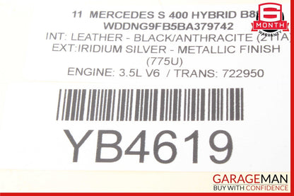 07-14 Mercedes W221 S400 CL550 Left Side Dashboard AC A/C Air Vent Black OEM