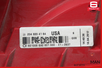 10-14 Mercedes W204 C300 C250 Rear Right Side Taillight Tail Light Lamp LED