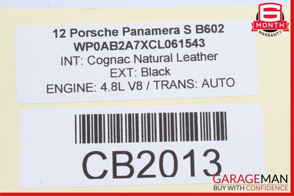 10-16 Porsche Panamera 970 Front Overhead Console Dome Light Sunroof Switch